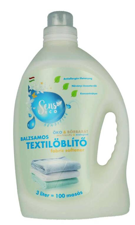 SensEco Balzsamos textilöblítő - Sensitive 3000ml