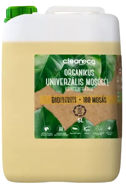 Cleaneco Organikus, univerzális mosógél koncentrátum 5l