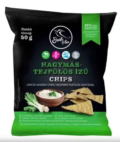 Szafi Free Hagymás-tejfölös ízű chips (gluténmentes) 50 g