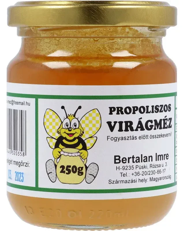 Propoliszos Virágméz 250g - Bertalan
