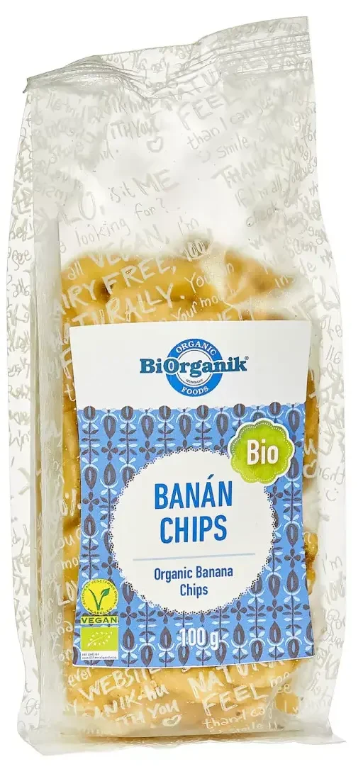 BiOrganik Banánchips 100g (2023.12.31)