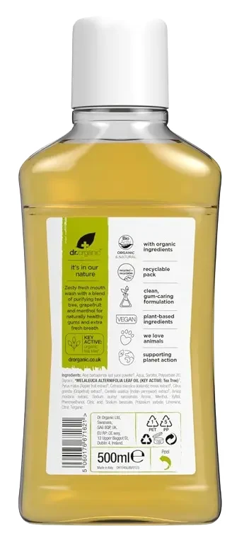 Dr. Organic Bio Teafa Szájvíz 500 ml