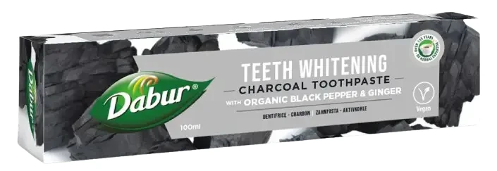 Dabur herbal fogkrém fehérítő aktív szén 100ml