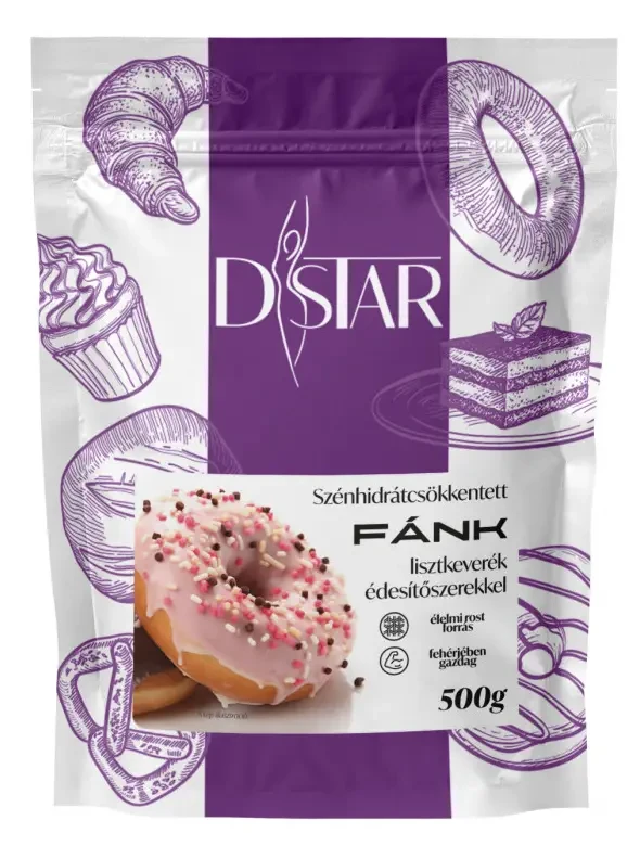 D-STAR szénhidrátcsökkentett fánk lisztkeverék 500 g