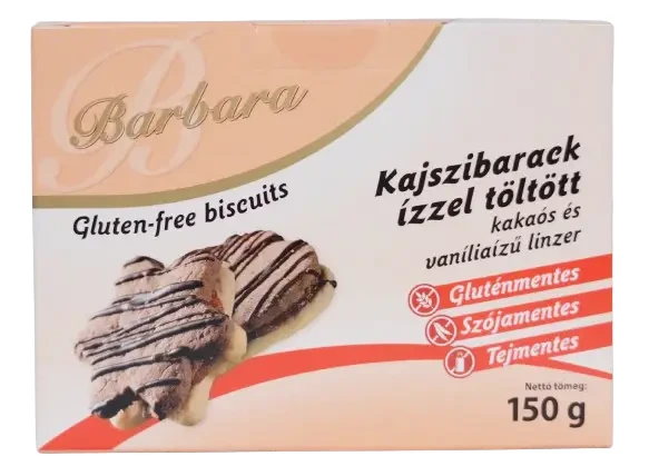 Barbara Gluténmentes Kajszis linzer 150 g