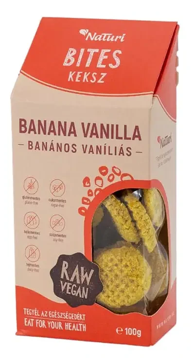 NaTuri Banános Vaníliás Falat 100g