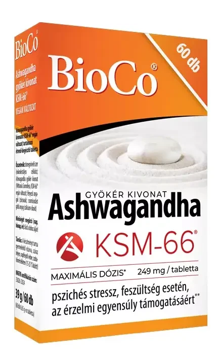 BioCo Ashwagandha gyökér kivonat KSM-66 60 db