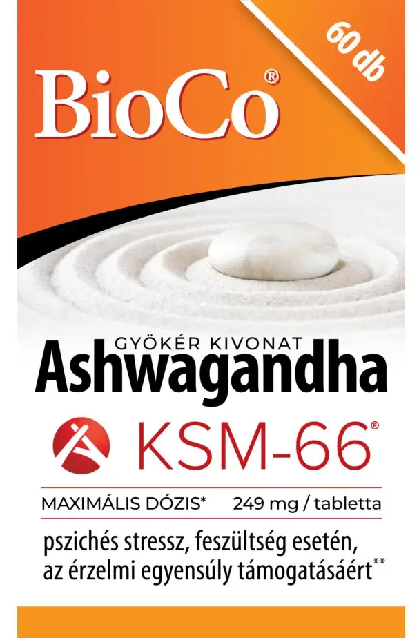 BioCo Ashwagandha gyökér kivonat KSM-66 60 db