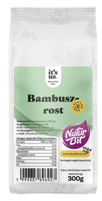 it's us NATURBIT gluténmentes bambuszrost 300 g