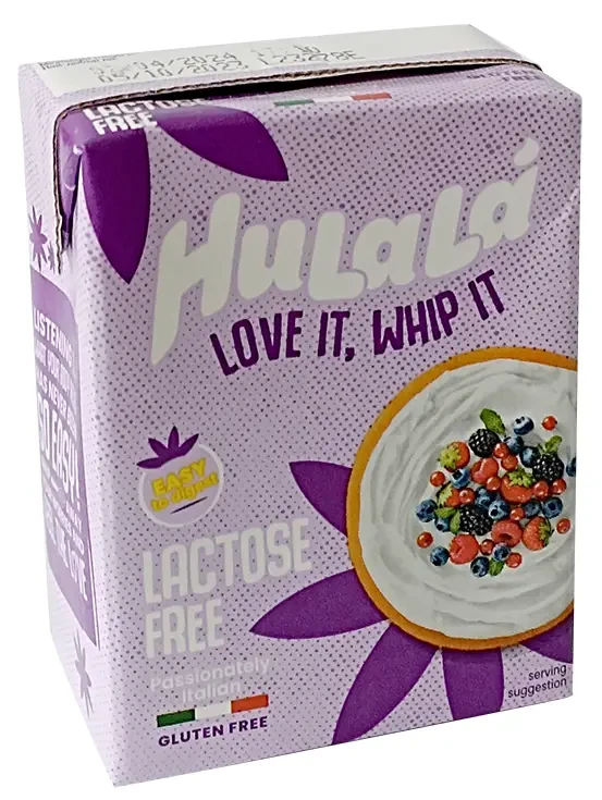 Hulala Laktózmentes habtejszín 200 ml