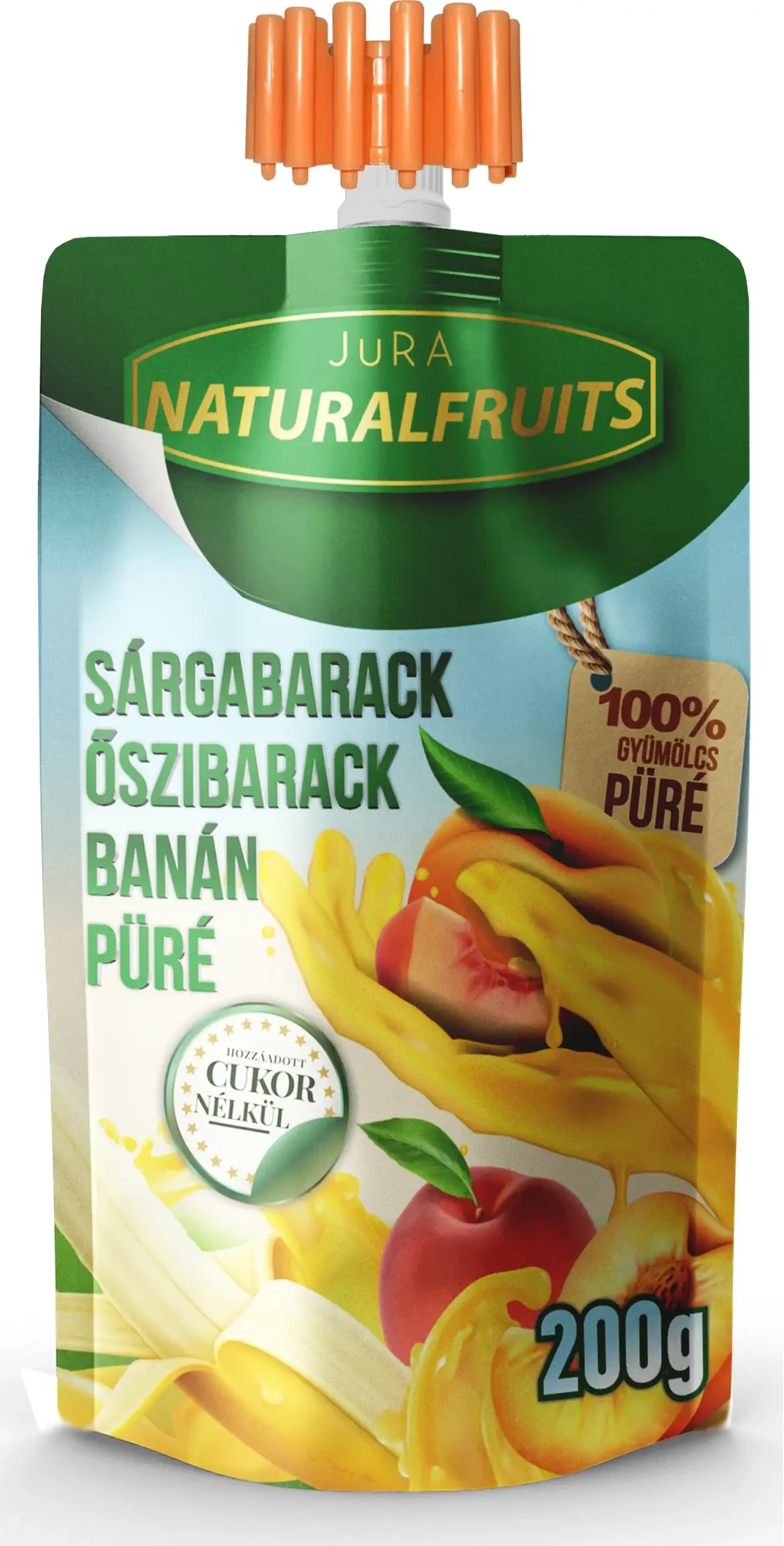 Jura Sárgabarack Őszibarack Banán püré 200 g