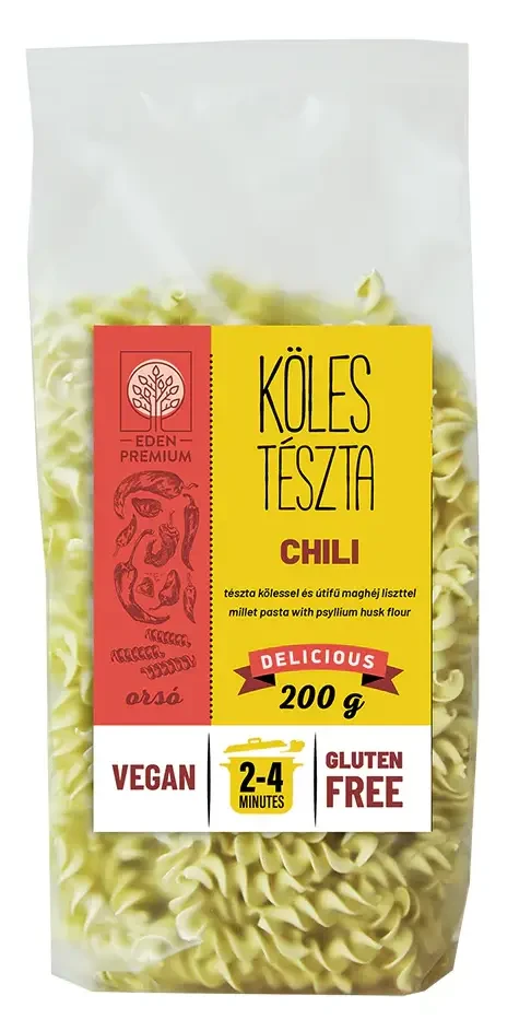 Éden Prémium Kölestészta Orsó chili 200 g