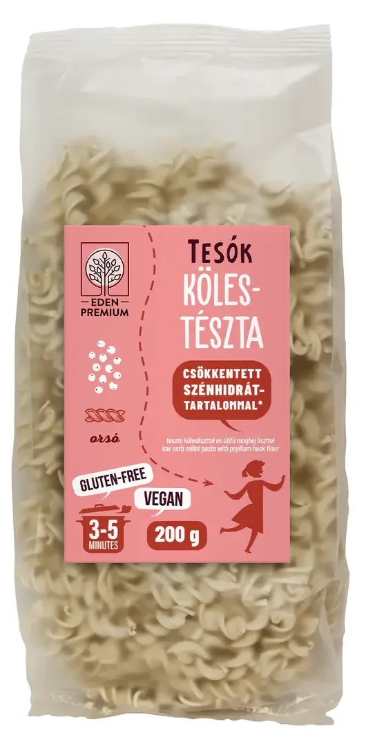 Éden Prémium Kölestészta csökkentett szénhidráttartalommal orsó 200 g