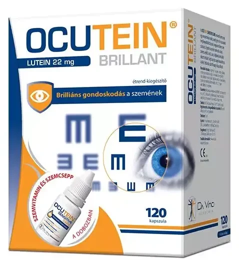 Ocutein Brillant 120db kapszula + Nedvesítő szemcsepp