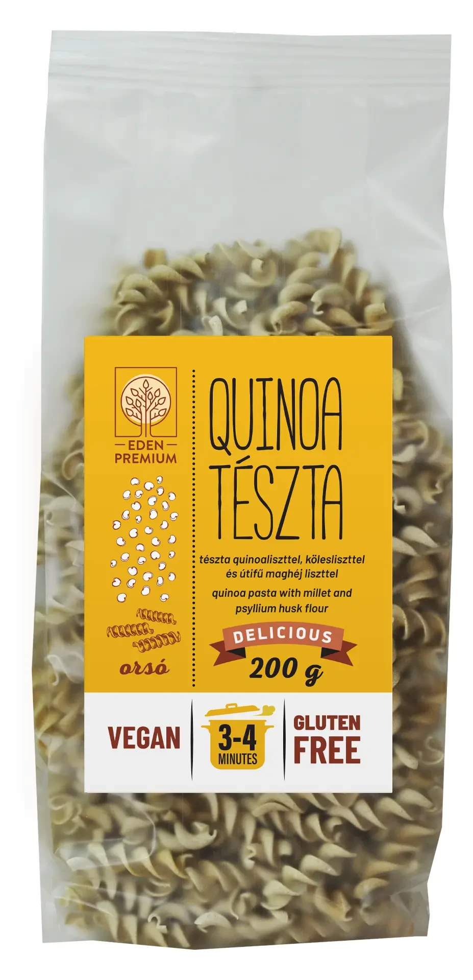 Éden Prémium Quinoa tészta orsó 200g