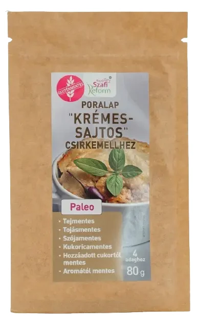 Szafi Reform Poralap Tejszínes sajtos csirkemellhez 80 g