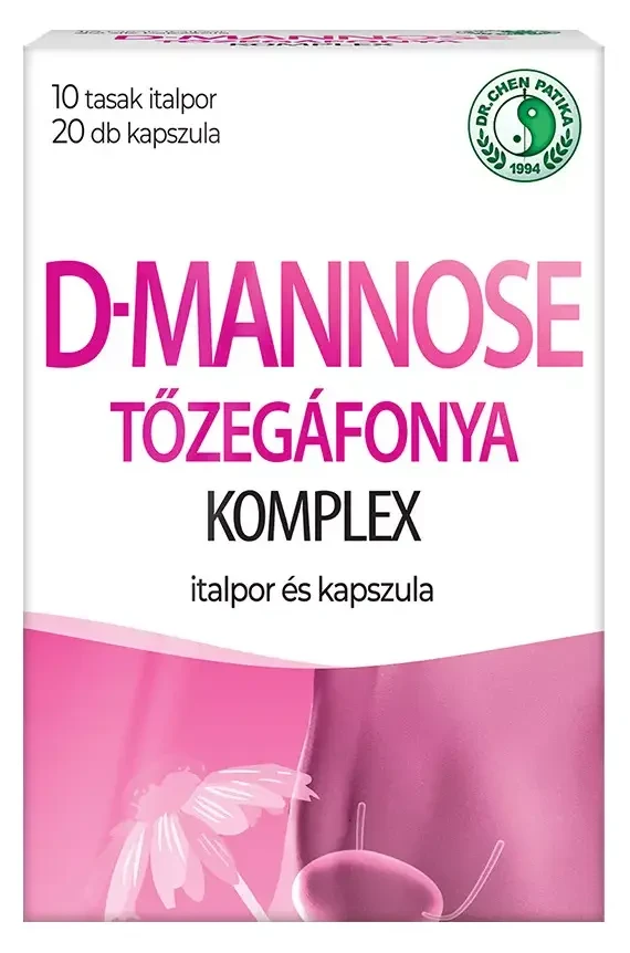 Dr. Chen D-Mannose + Tőzegáfonya kapszula ( 10 db italpor 20 db kapszula )