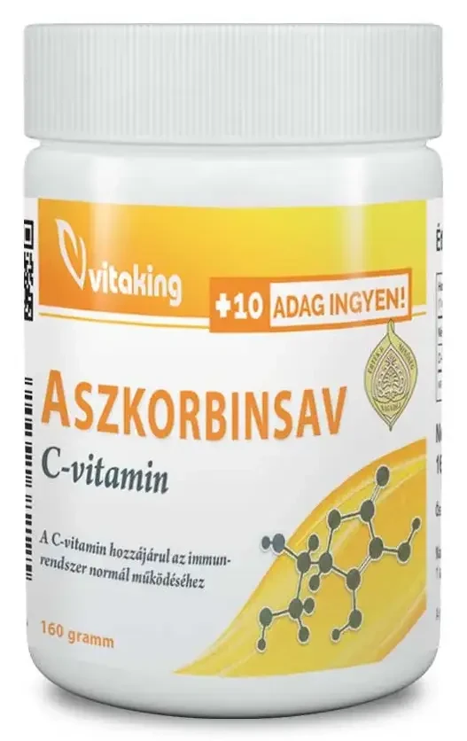 Vitaking Aszkorbinsav C-vitamin 160 g