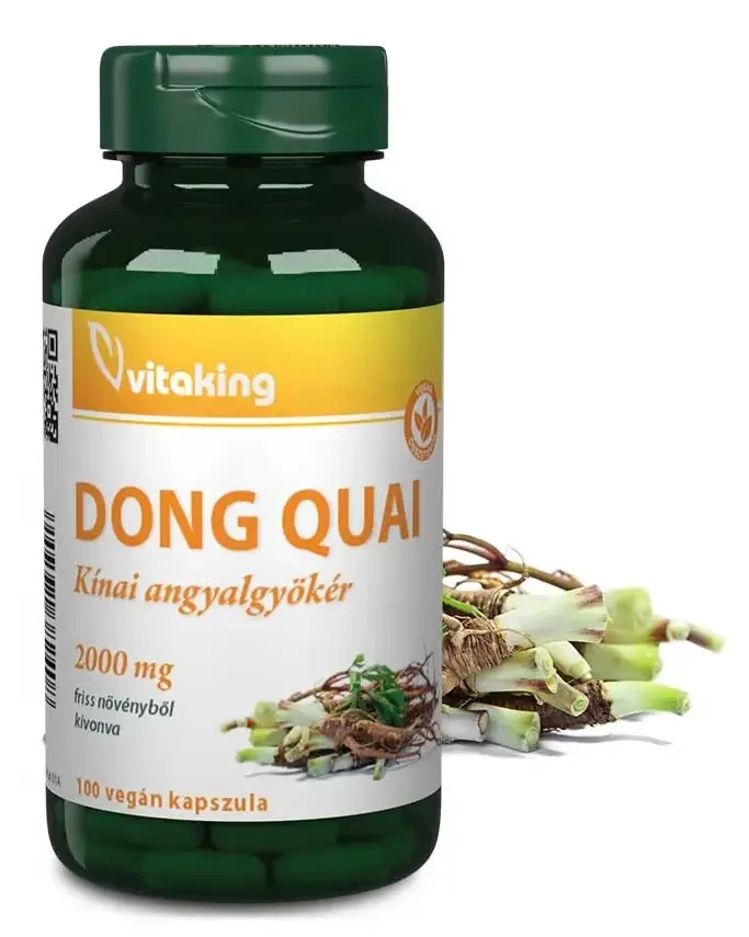 Vitaking Dong Quai Kínai Angyalgyökér 2000 mg kapszula 100 db