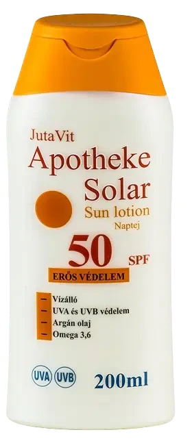 Jutavit Apotheke Solar naptej 50 faktor 200 ml