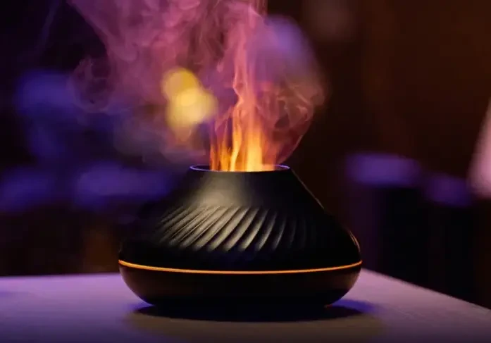 Ultrahangos illóolaj-párologtató fekete 1db