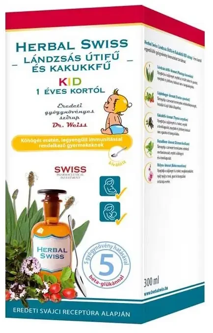 Herbal Swiss KID Medical szirup 300 ml