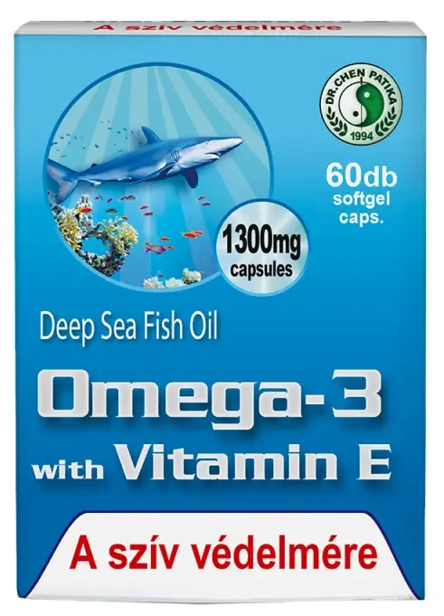 Dr. Chen Omega-3 lágyzselatin kapszula E-vitaminnal 60 db