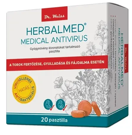 Herbalmed Medical pasztilla 20db