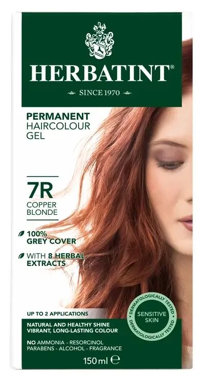 Herbatint 7R Réz szőke hajfesték, 150 ml