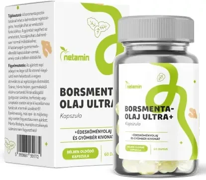 Netamin Borsmentaolaj Ultra+ kapszula 60 db