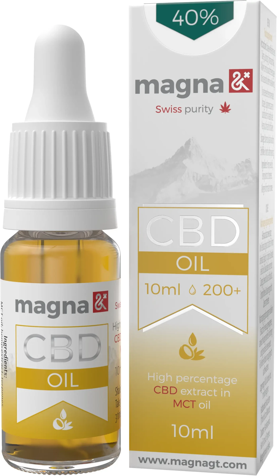Magna G&T Szájápolási termék 40% CBD olaj (MCT-olajban) 10ml