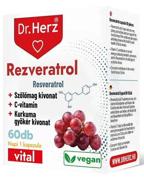 Dr.Herz Rezveratrol 60 db