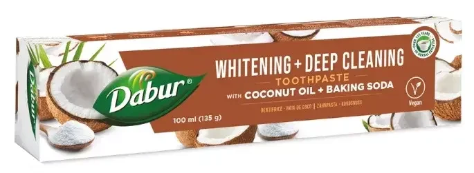 Dabur Fogkrém Kókuszolaj+Szódabikarbóna 100 ml