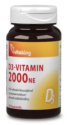 Vitaking D3-vitamin 2000 NE kapszula 90db