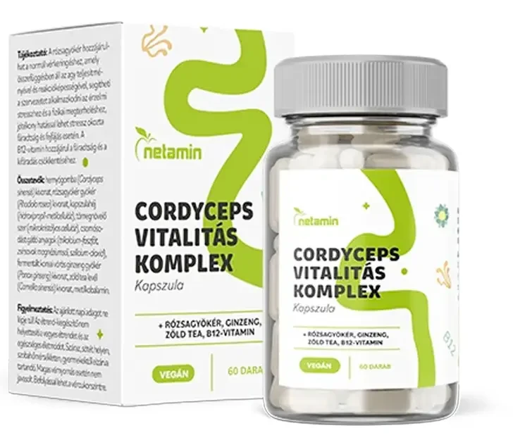 Netamin Cordyceps Vitalitás Komplex kapszula 60 db