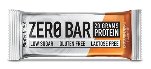 BioTech USA Zero Bar Csokoládé-karamell ízű 50 g