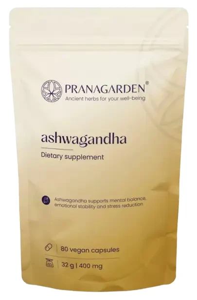 Pranagarden Ashwagandha-gyógynövény kapszula 80 db