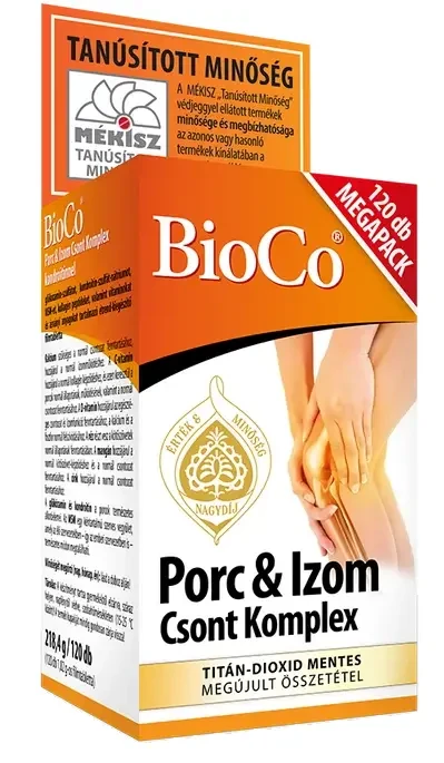 BioCo Porc&Izom csont komplex tabletta kondroitinnel 120db