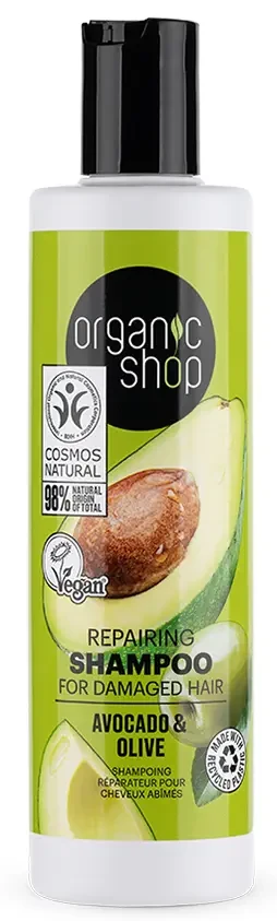 Organic Shop Regeneráló sampon avokádóval és olívával