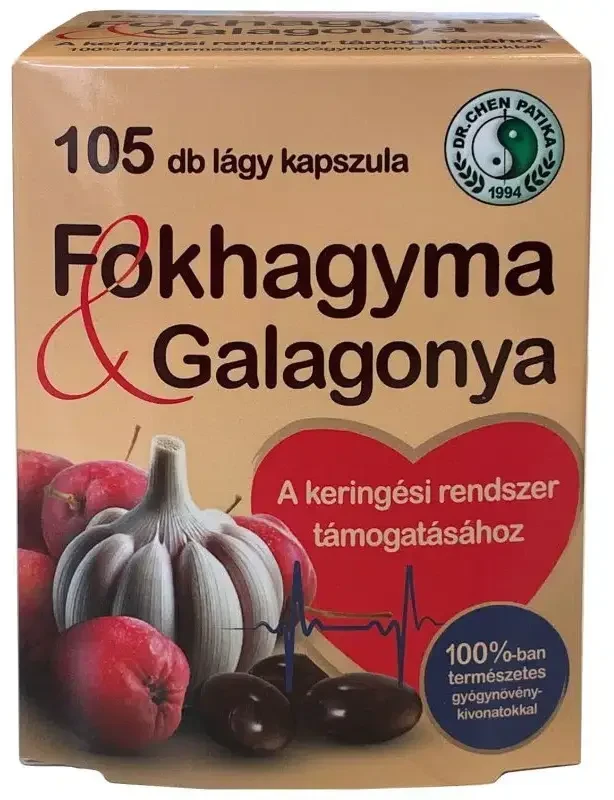 Dr. Chen Fokhagyma és Galagonya kapszula 105 db
