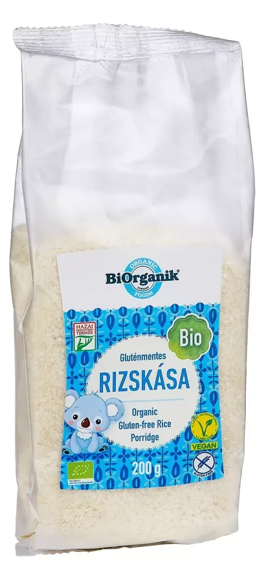 Biorganik BIO gluténmentes rizskása 200 g