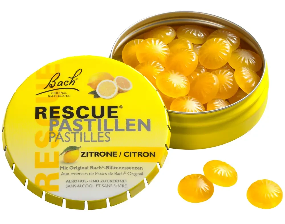 Bach RESCUE pasztilla citromos 50g