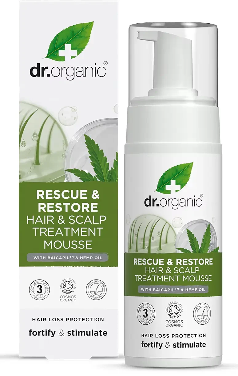 Dr. Organic Hajserkentő kezelés kendermagolajjal 150 ml