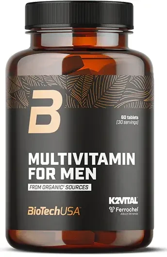 BioTech USA Multivitamin for Men from organic sources 60 db