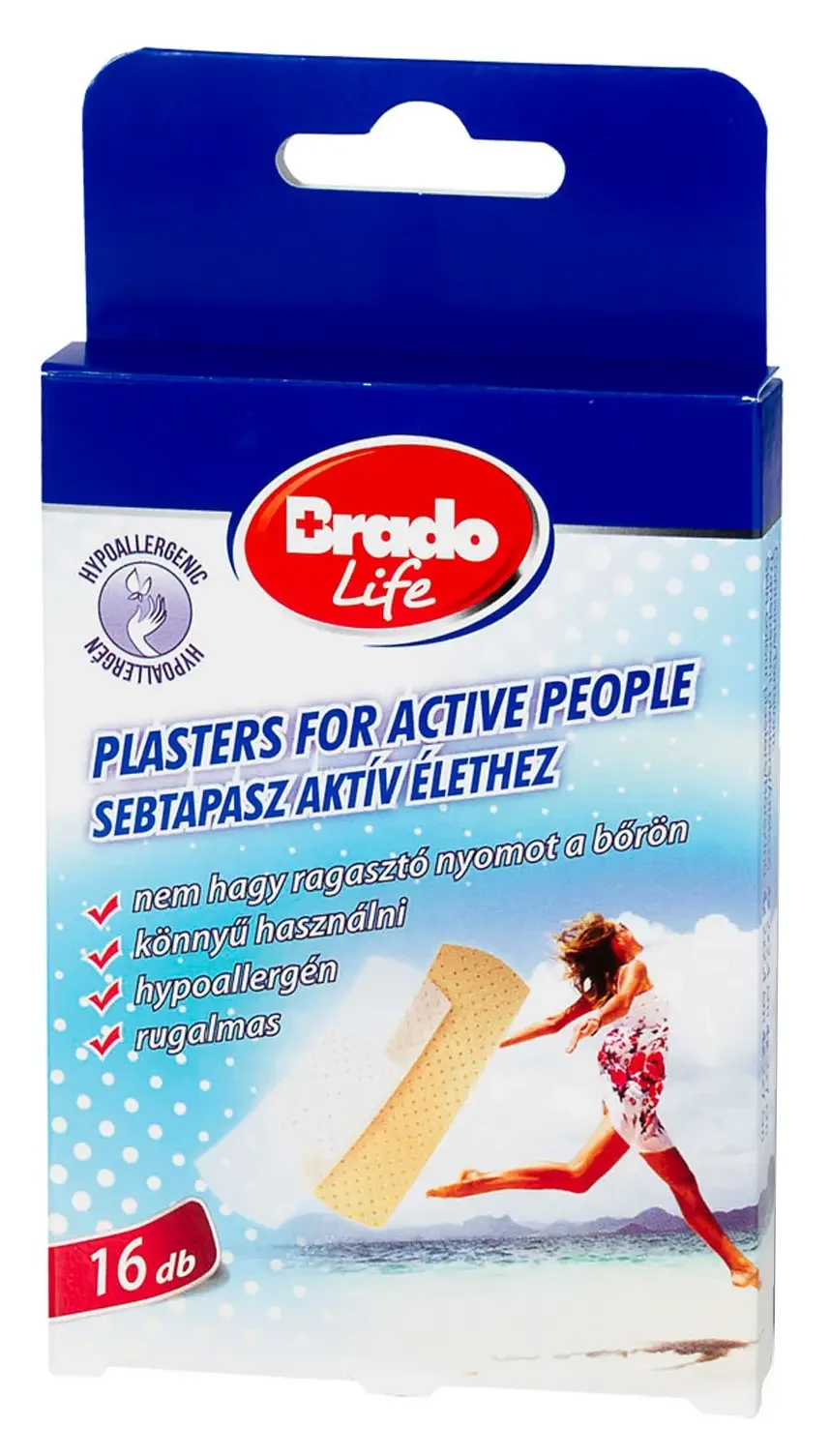 Bradolife sebtapasz aktív 16 db