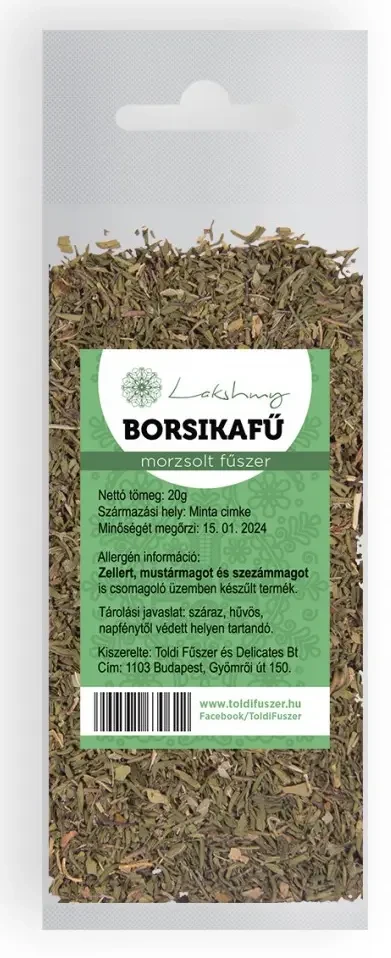 Borsikafű morzsolt 20g