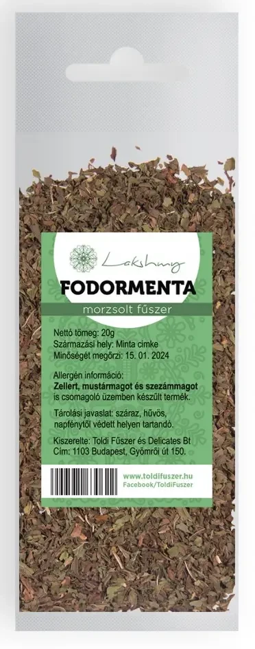Fodormenta morzsolt 20g