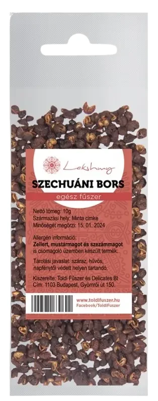 Szechuáni bors egész 10g