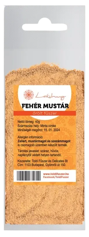 Fehér mustármag őrölt 40g