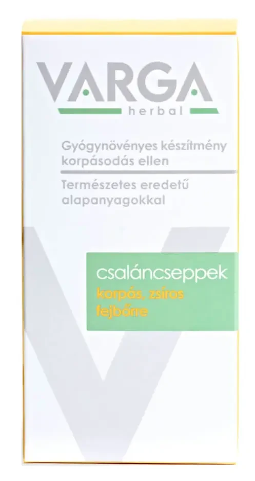 VARGA Csaláncseppek (korpás, zsíros hajra) 50ml